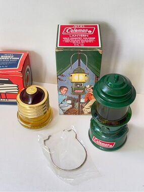 VTG Avon Lot Of 2 - Right Connection 1970s and Coleman Camping Lantern, NOS